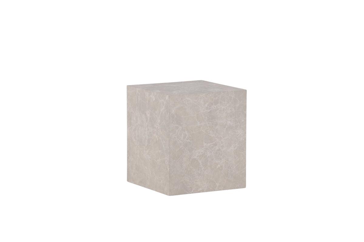 Coffee Table York 45x40x40 Beige Marble Pattern