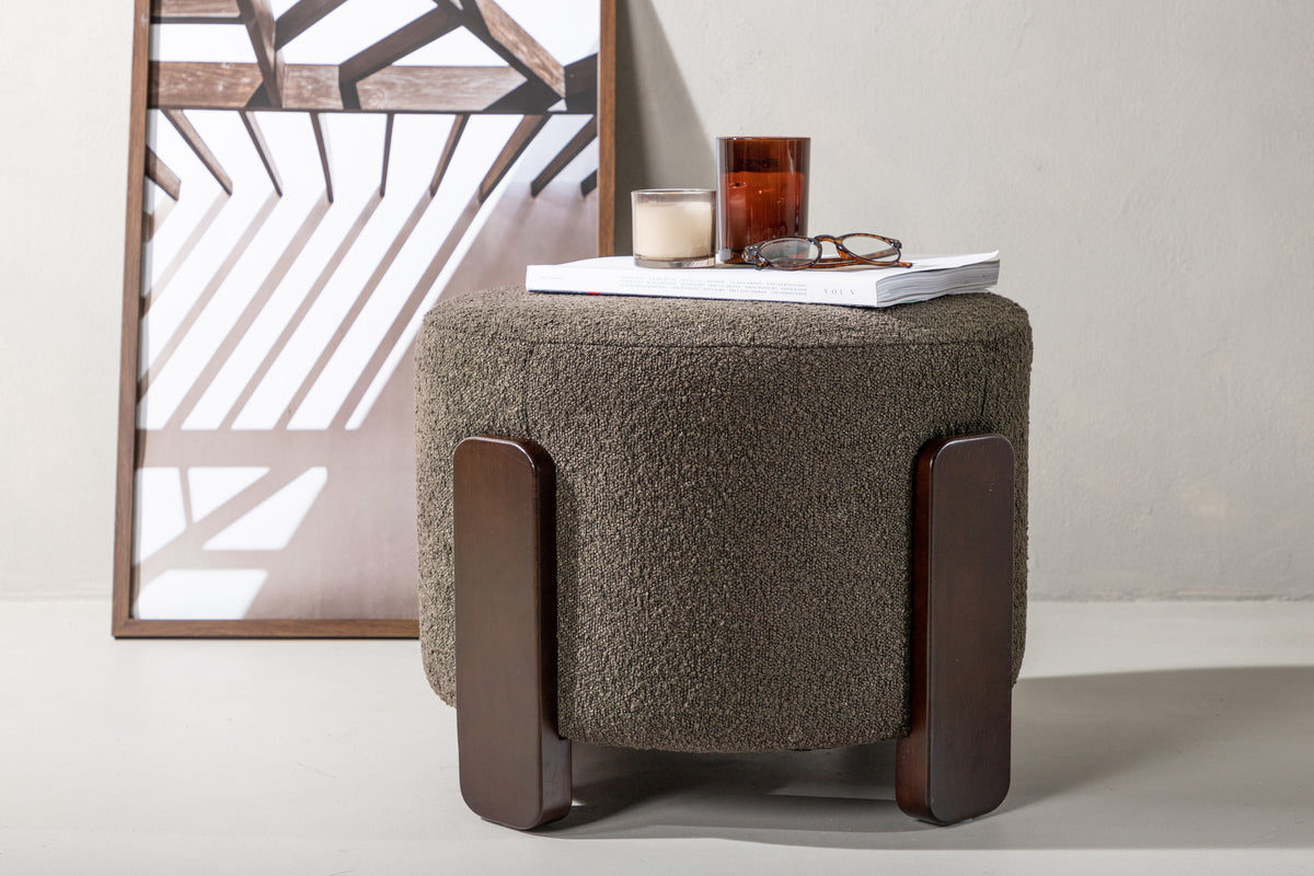 Coffey Pouf Dark Grey
