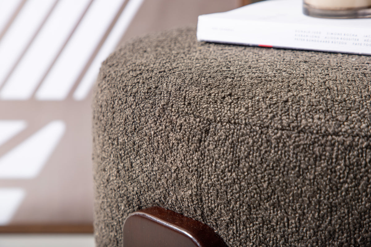 Coffey Pouf Dark Grey