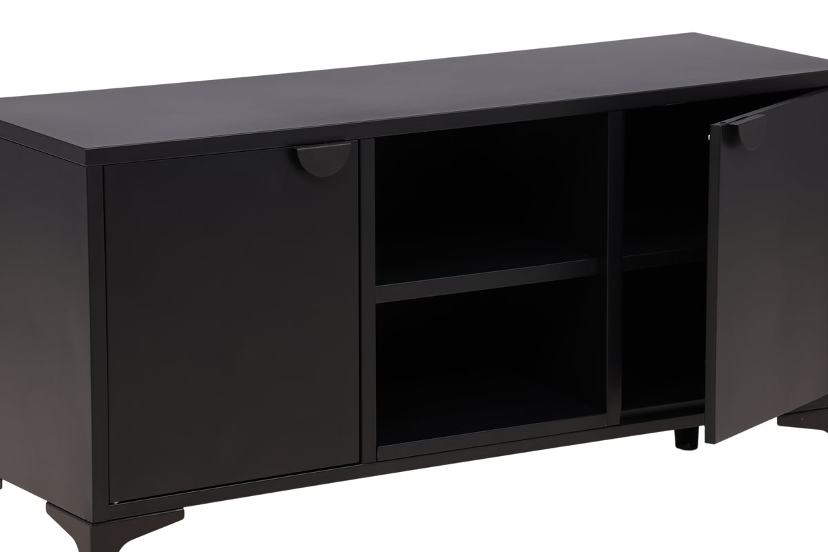 Piring TV-bänk Svart