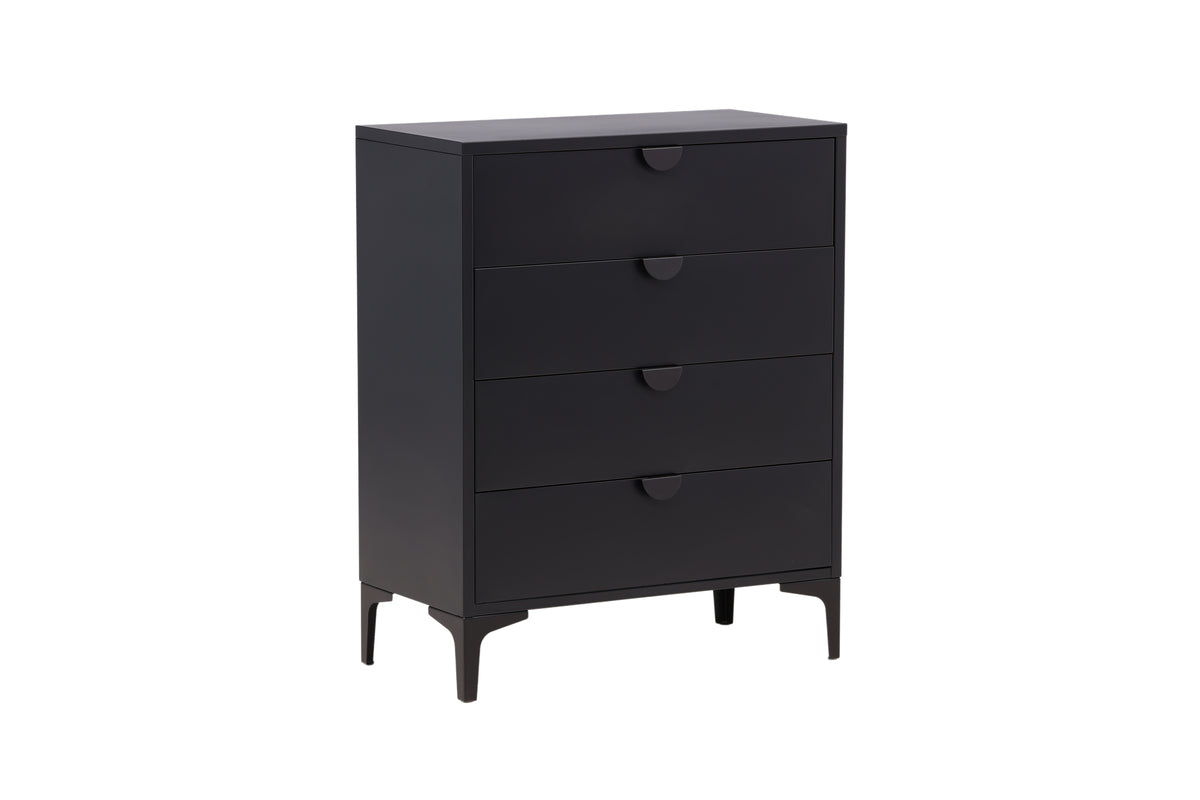 Piring Byrå Svart 40 x 78 x 98