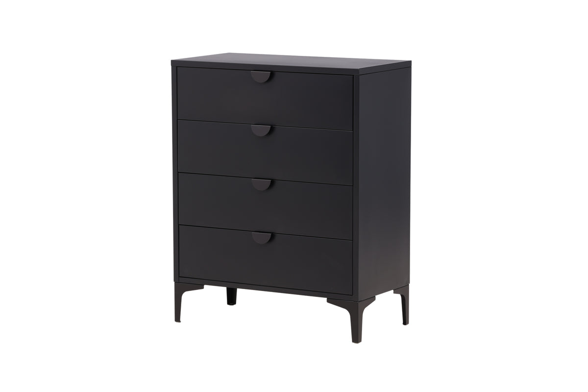Piring Byrå Svart 40 x 78 x 98