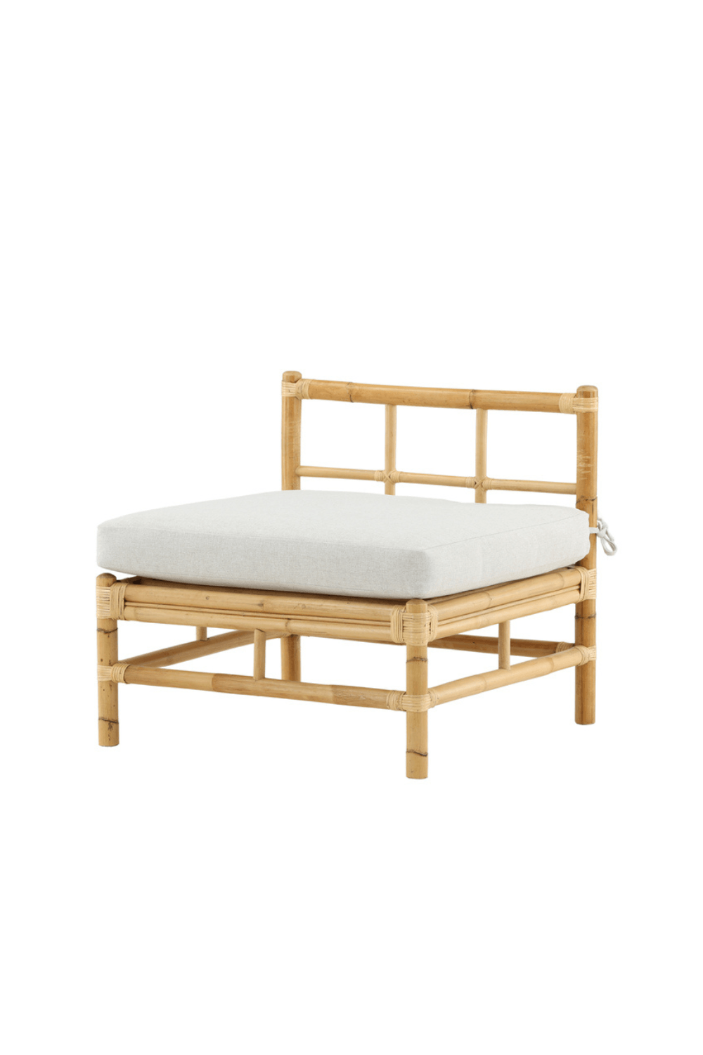 Cane sofa module middle Nature