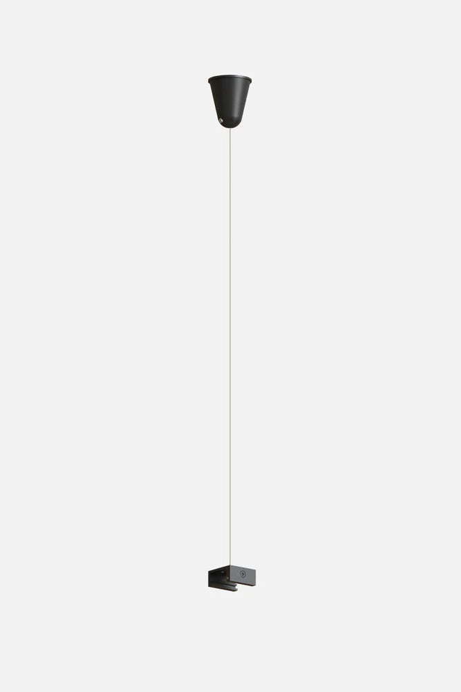Tracklight vajerupphängning 3m Svart