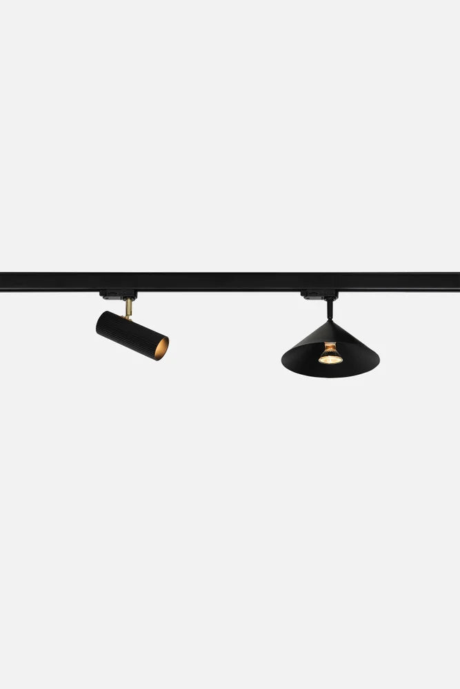 Tracklight Curve-spot Svart