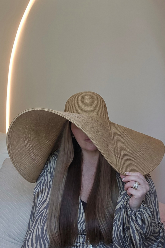Japandi Straw Hat