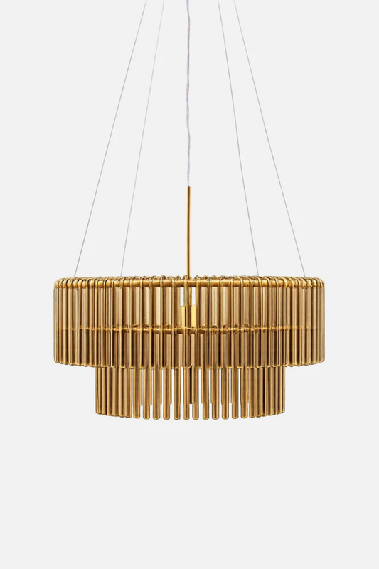 Pendel Hook 60 Cognac/geborsteld messing