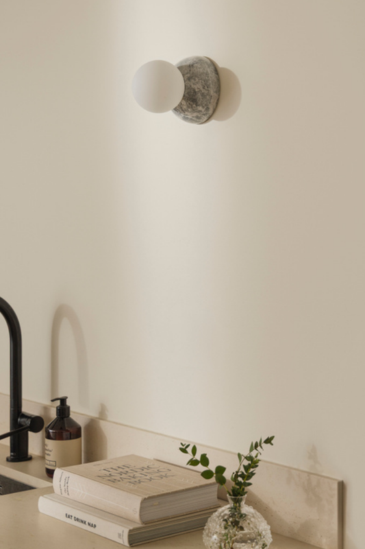 Torrano Vägglampa /Taklampa Grå 13cm