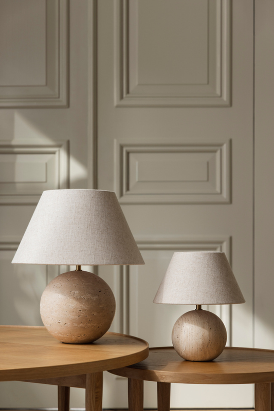 Förhandsboka Castello Bordslampa Travertin 35cm