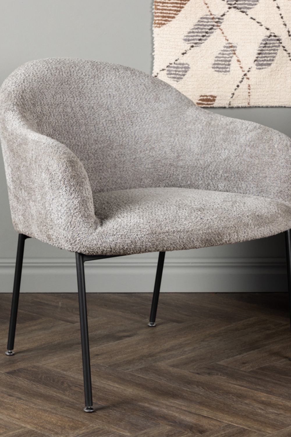 Catania Armchair Light Grey