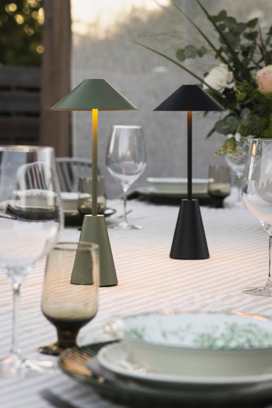 Cannes Portabel Bordslampa Svart
