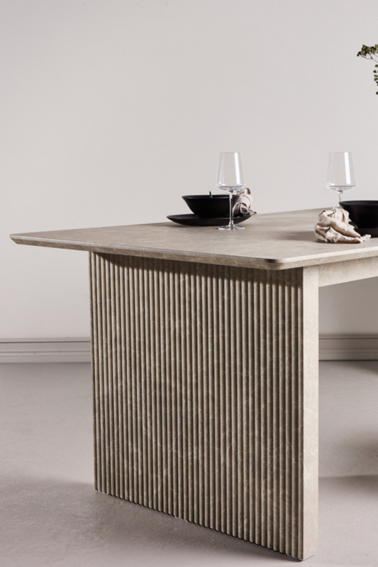 Pre-book Vail Rectangular Dining Table Beige