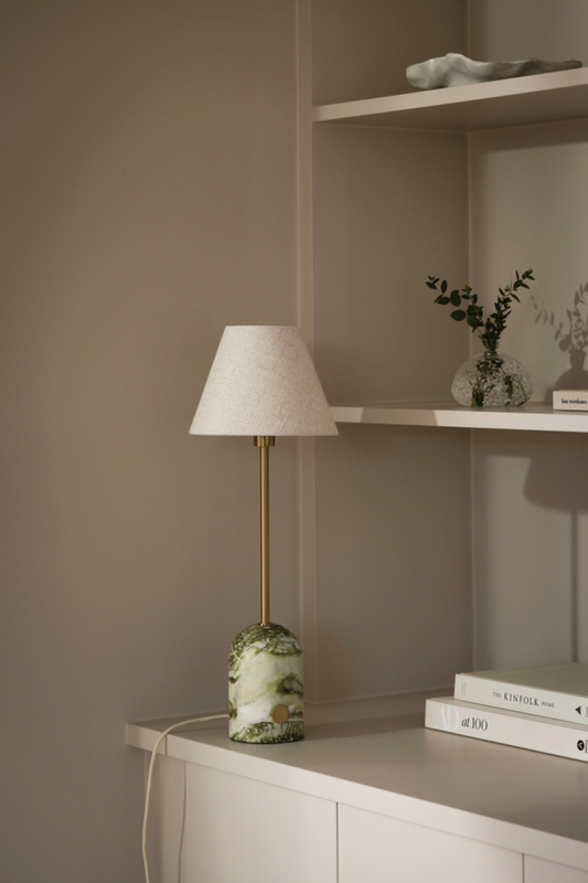 Gino Bordslampa Grön Marmor