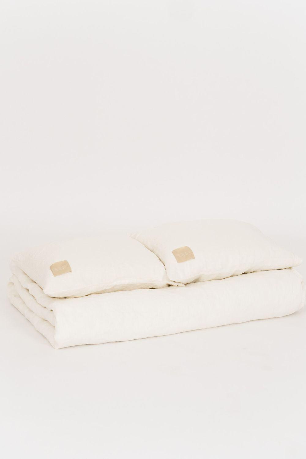 Linen bedding - Japandi White