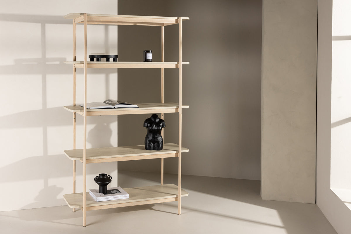 Heim Shelf 40 x 120 x 190 Whitewashed