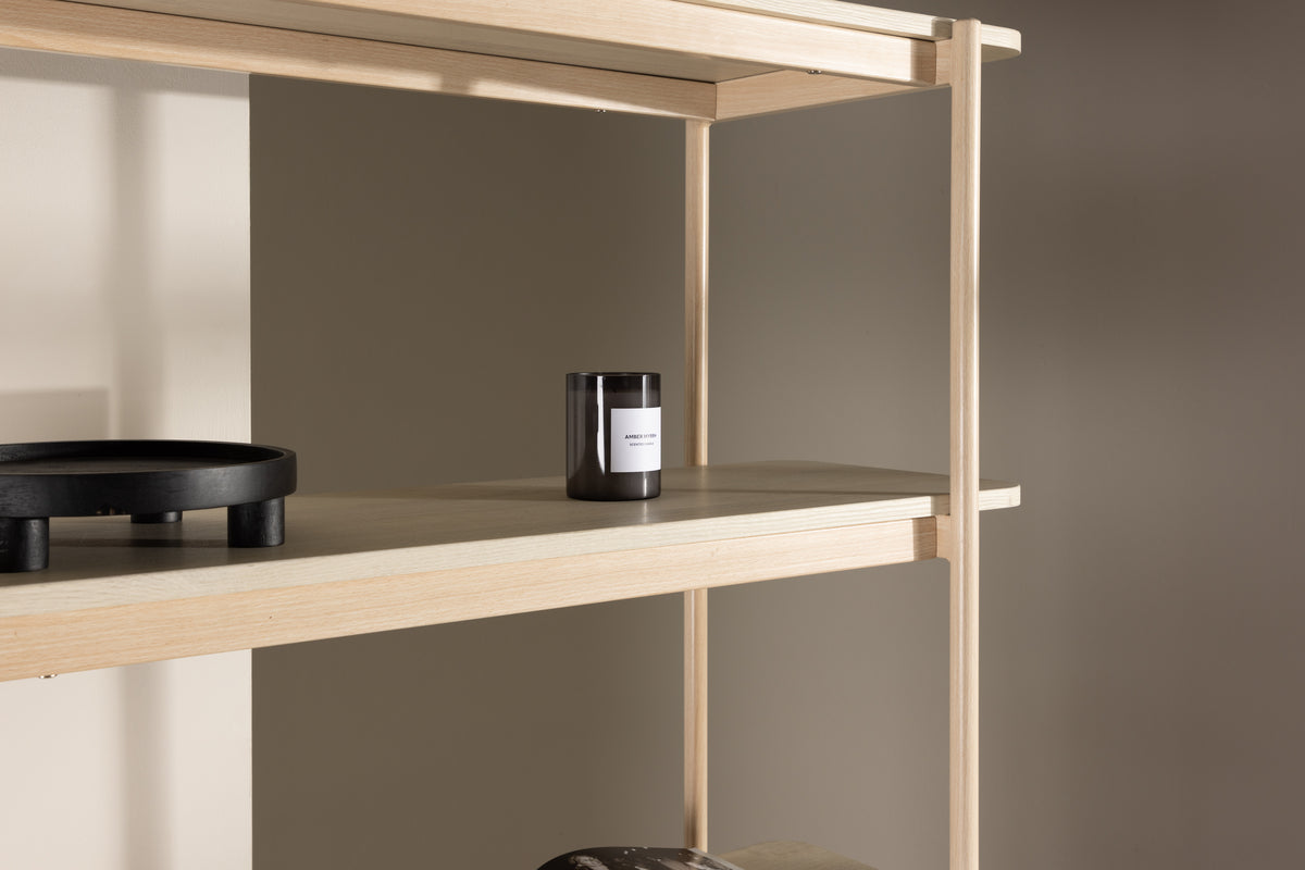 Heim Shelf 40 x 120 x 190 Whitewashed