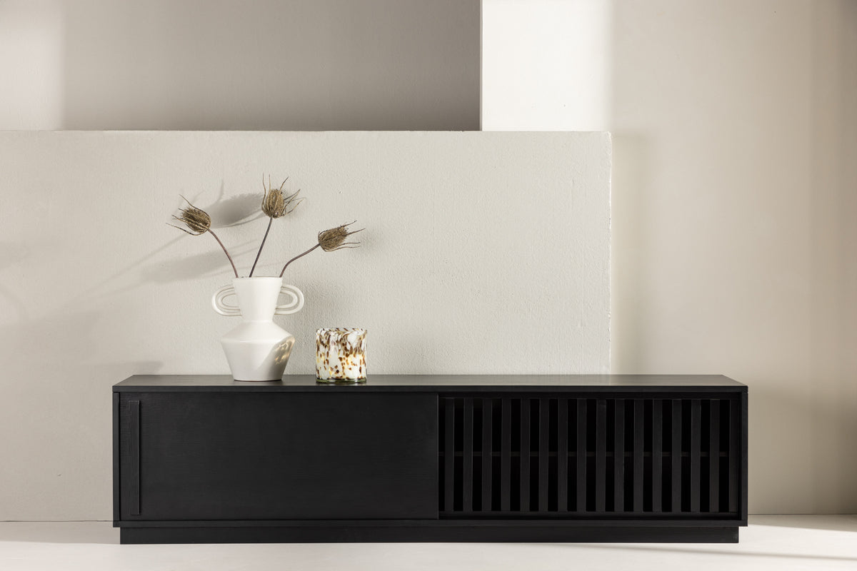Pre-order Lugo TV stand Black 40 x 180 x 45