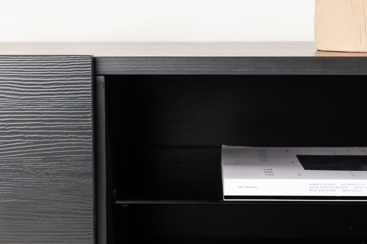 Cuenca TV stand Black 47 x 160 x 45