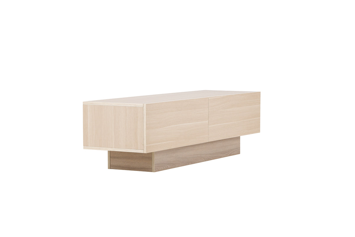 Pre-order Cuenca TV stand Whitewash 47 x 160 x 45