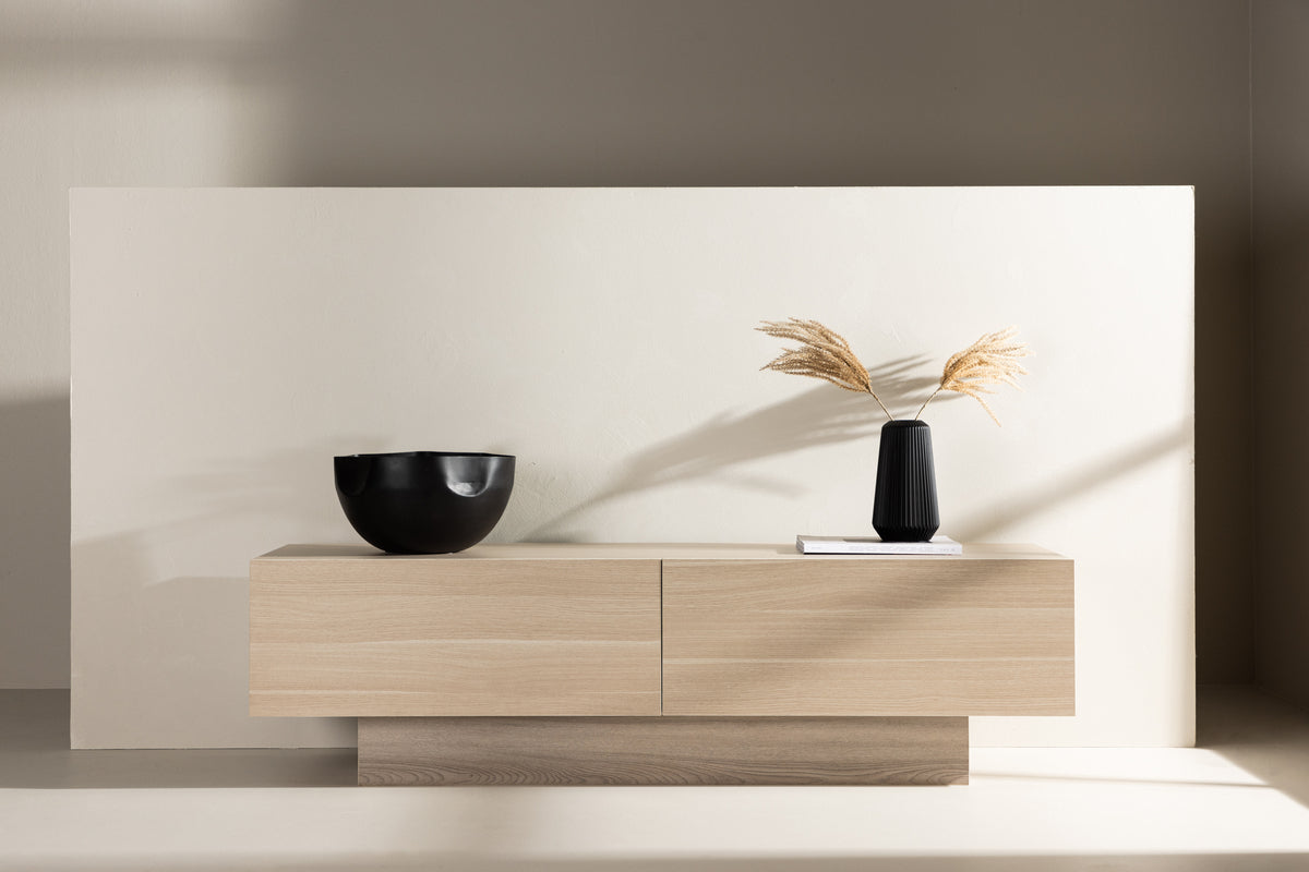 Pre-order Cuenca TV stand Whitewash 47 x 160 x 45