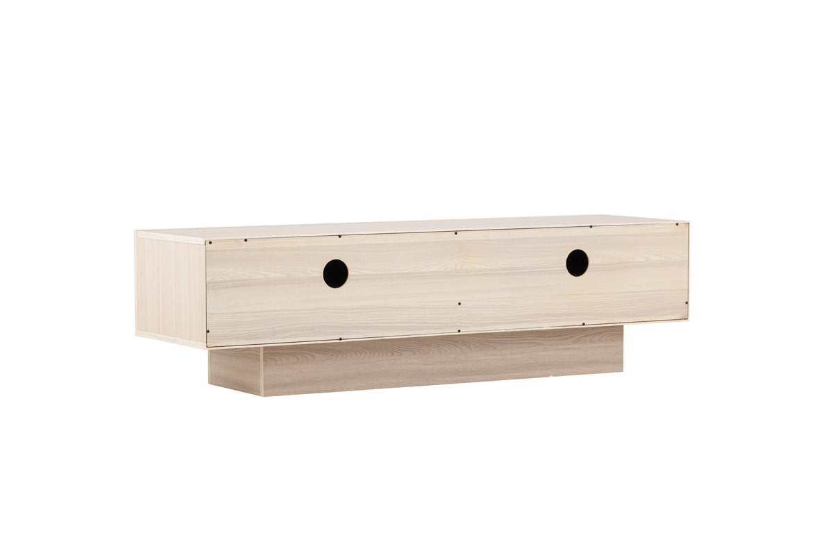 Pre-order Cuenca TV stand Whitewash 47 x 160 x 45