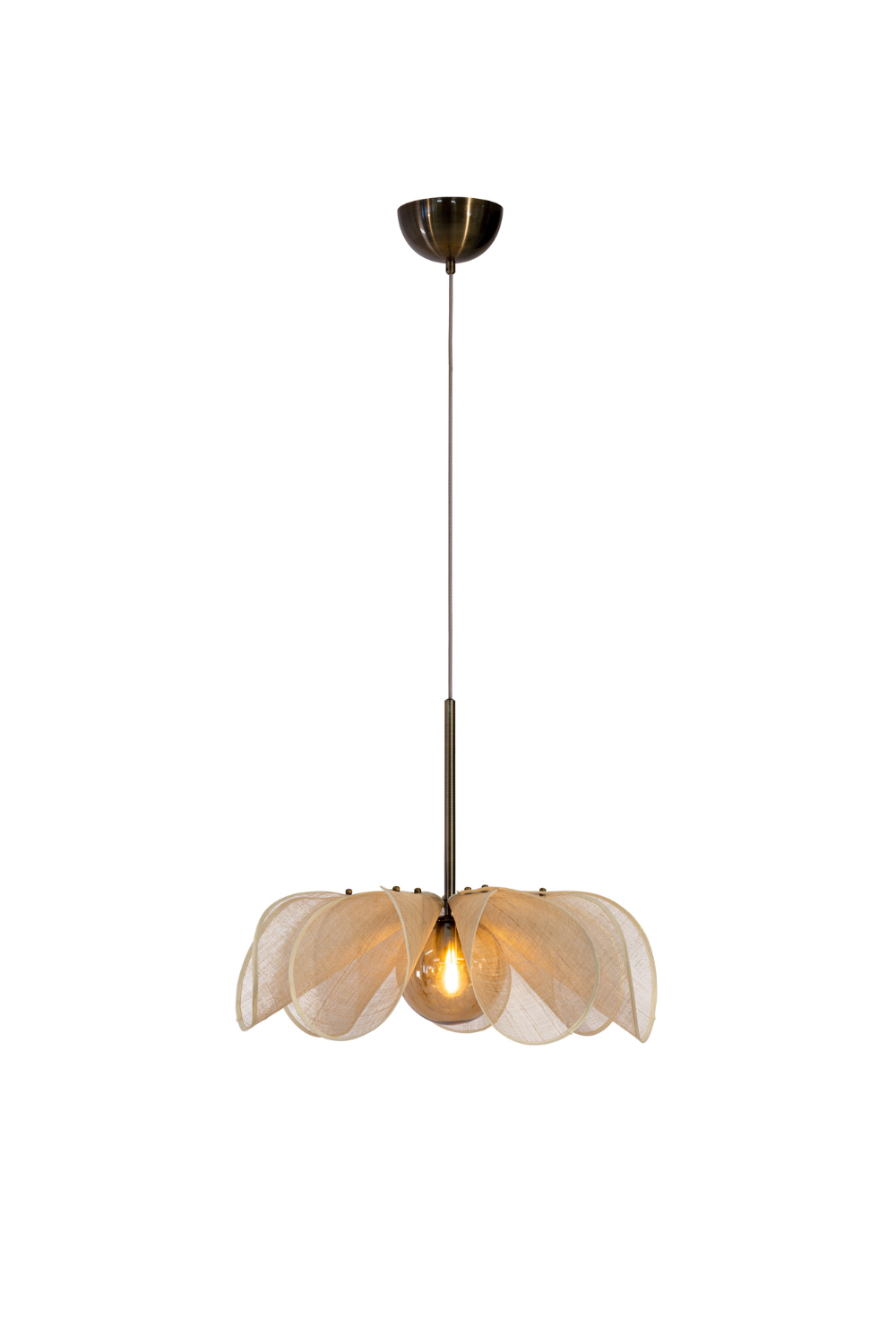 DECKENLEUCHTE STRENGTH Beige 63 cm – Design Anja Pärson und Filippa Rådin.