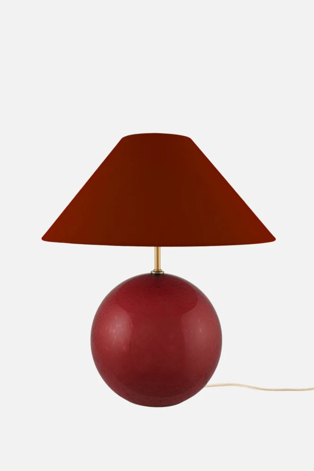 Forhåndsbestil Iris Bordlampe Burgundy 35 cm