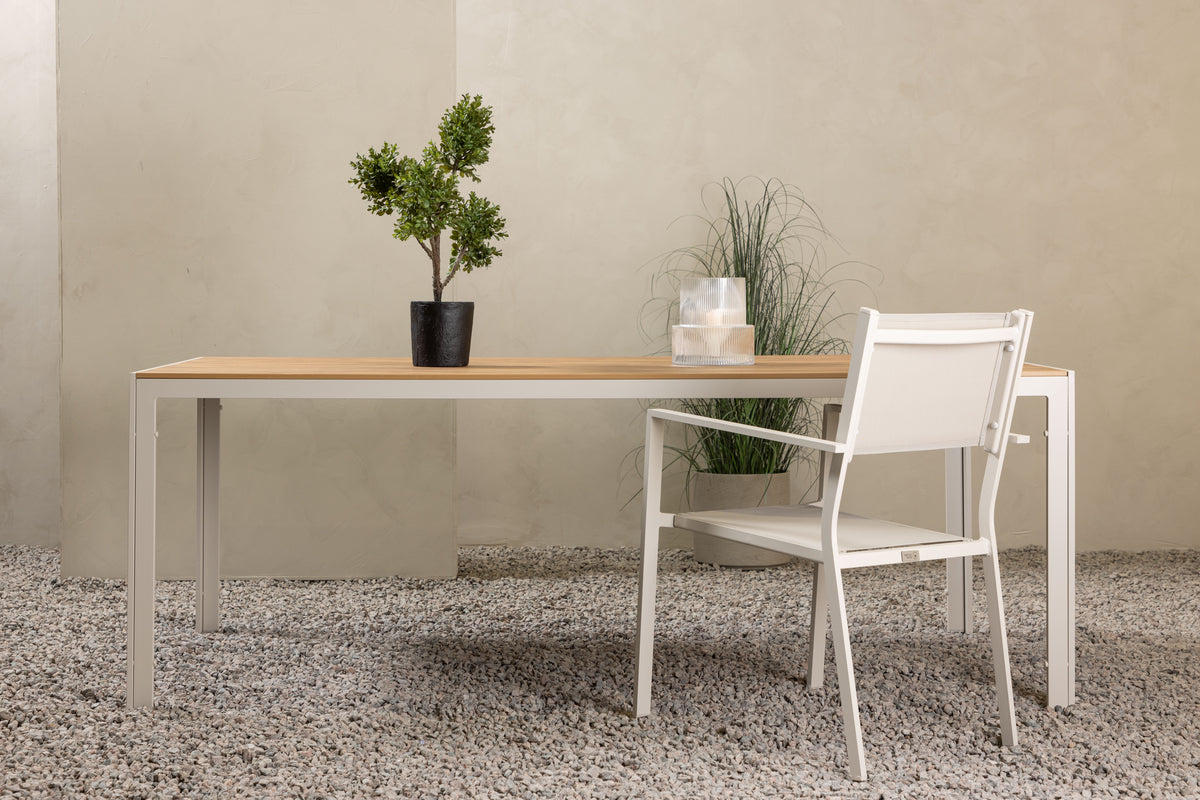 Break Rectangular Dining Table Beige