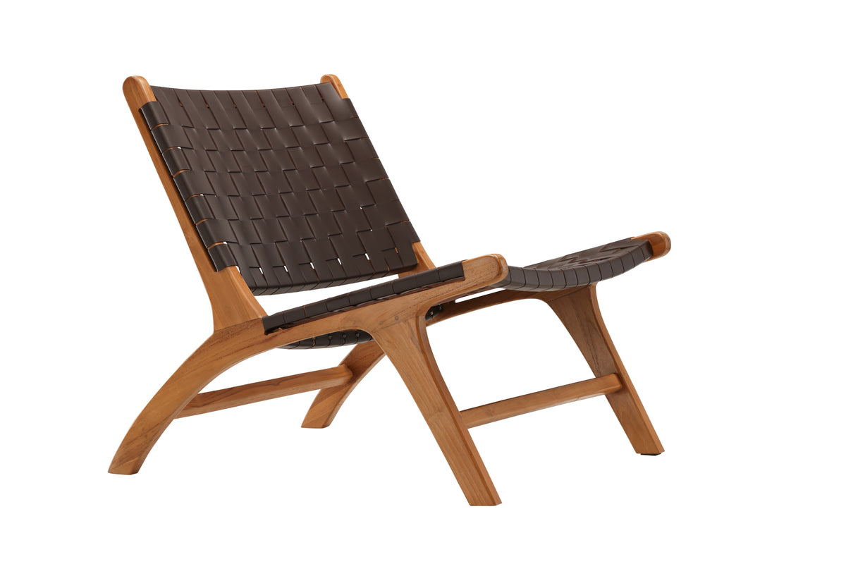 Rike Loungefåtölj Brun