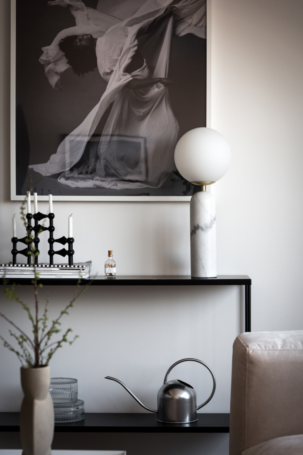 Torrano Bordlampe Hvid
