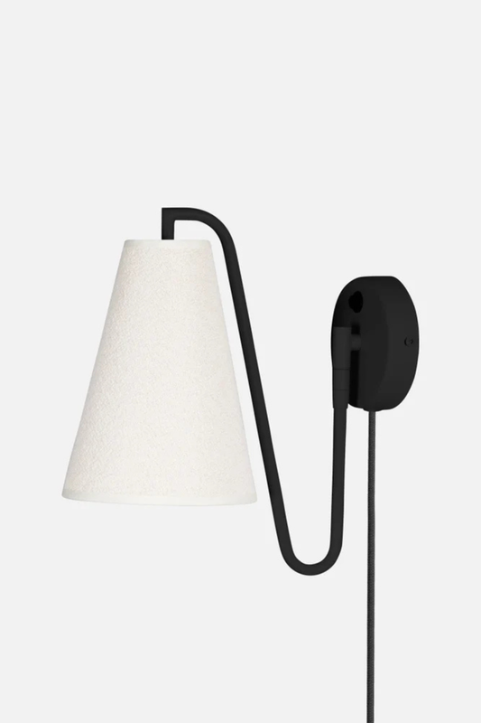Vägglampa Lou Svart