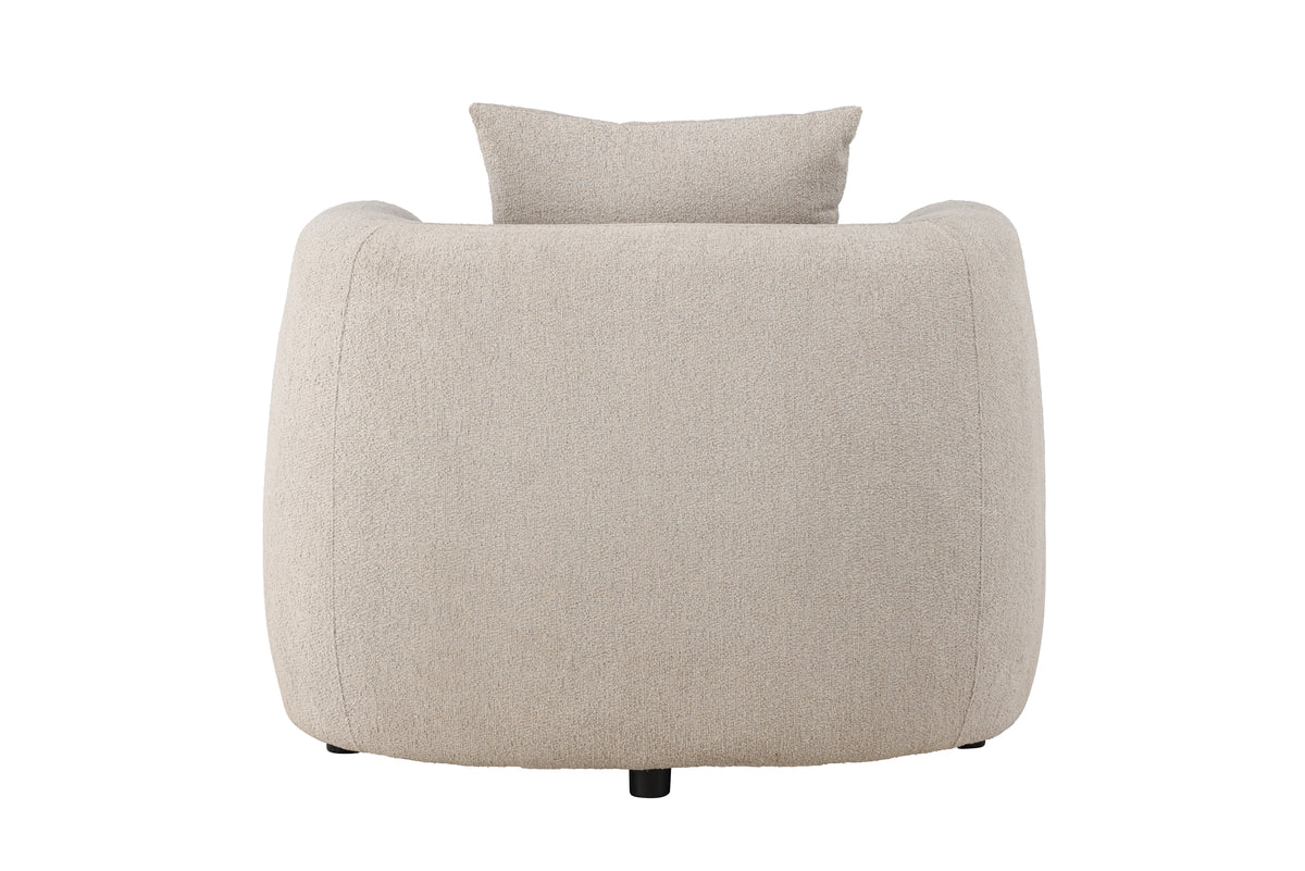 Cielo Footstool Beige Boucle