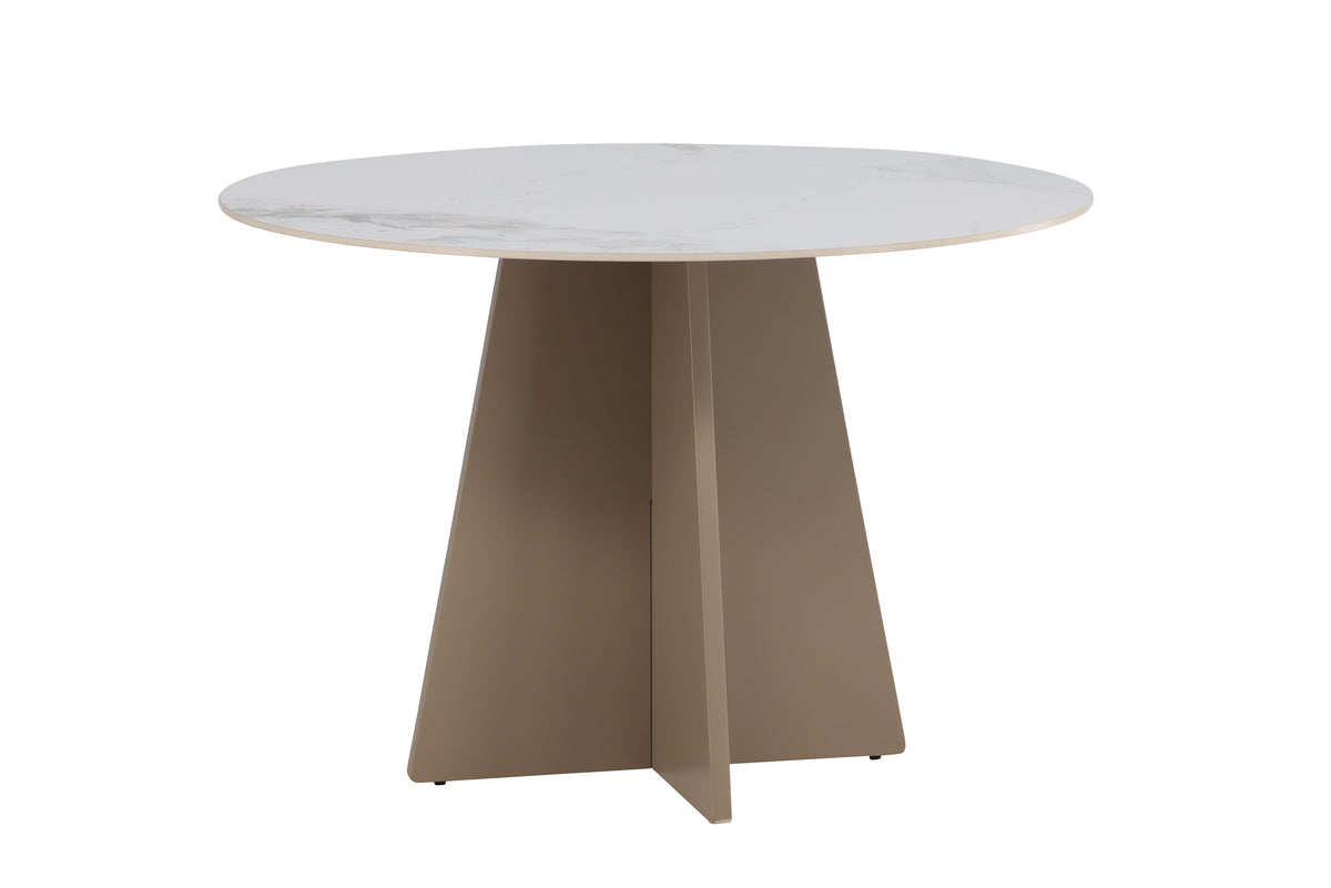 Pre-order Bootcut Round Dining Table Beige