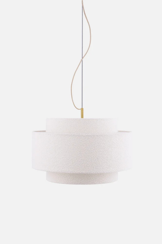 Hanglamp Noah 50 Wit bouclé