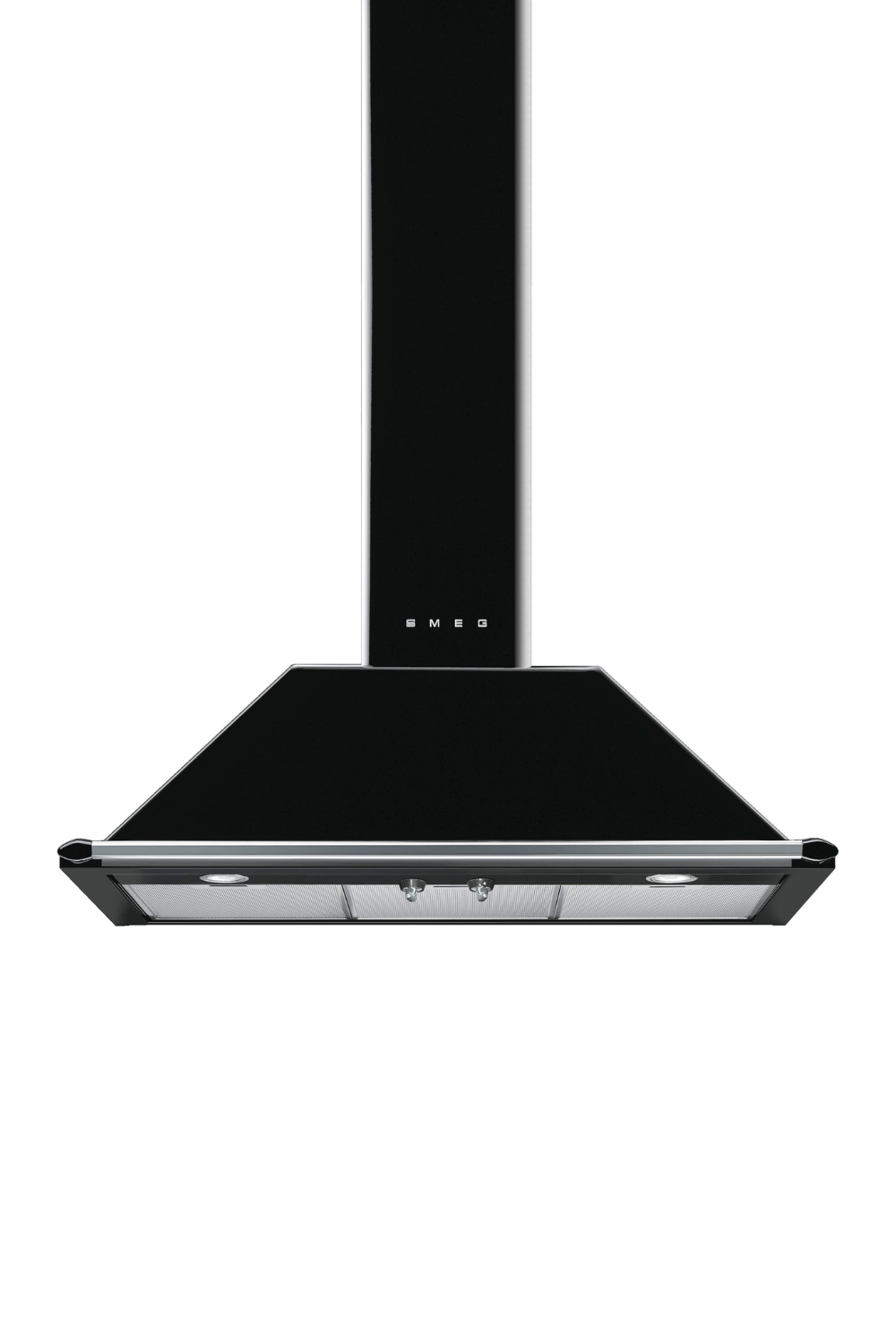 Väggmonterad köksfläkt 90 cm | Svart