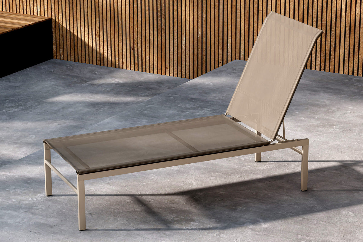 Massimo Sun Lounger Beige
