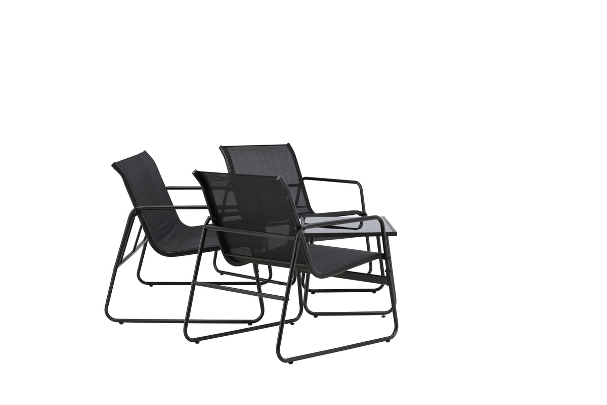 Scopello Sofa Set Black