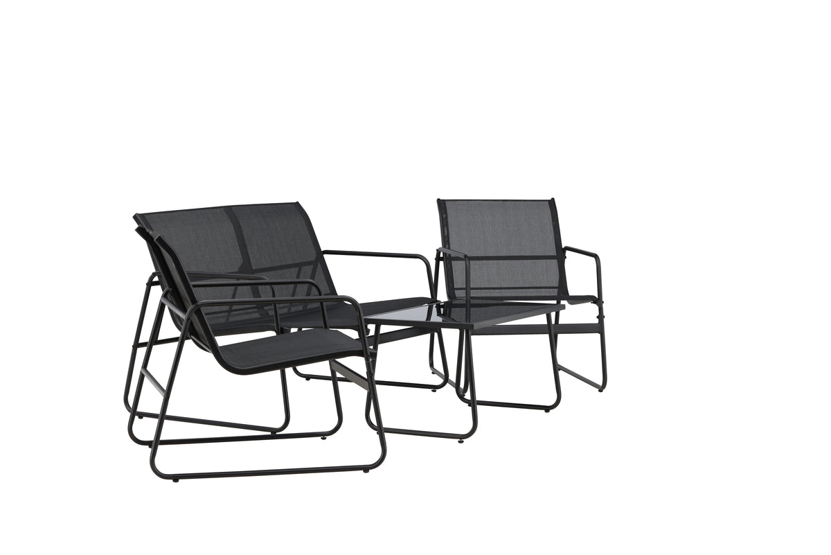 Scopello Sofa Set Black