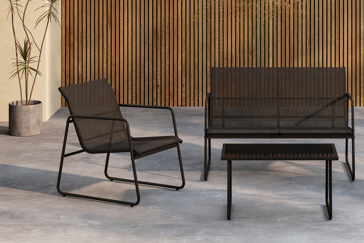 Scopello Sofa Set Black