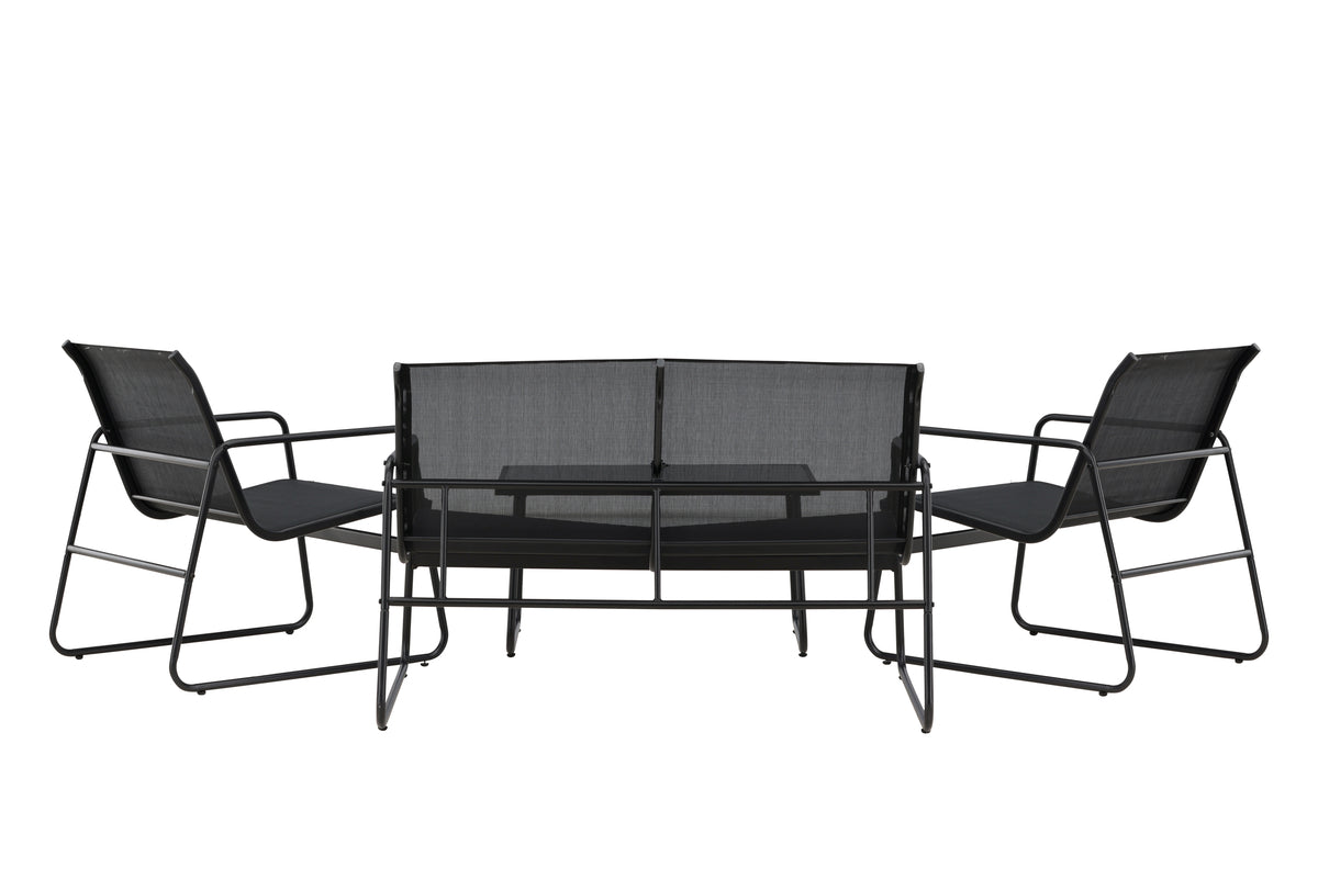 Scopello Sofa Set Black