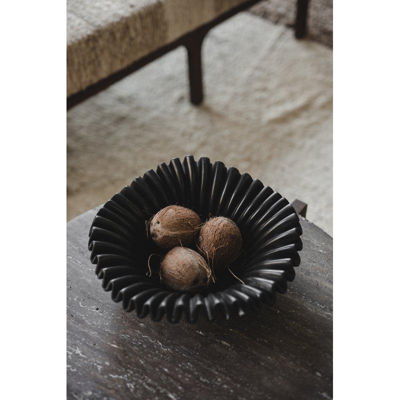 Anemone Skål 40x40x16 cm Svart