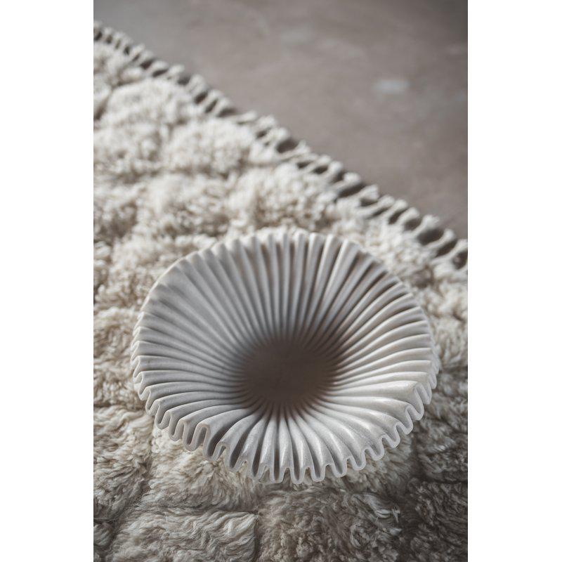 Voorboek Anemoon Schaal 50x50x17 cm Wit