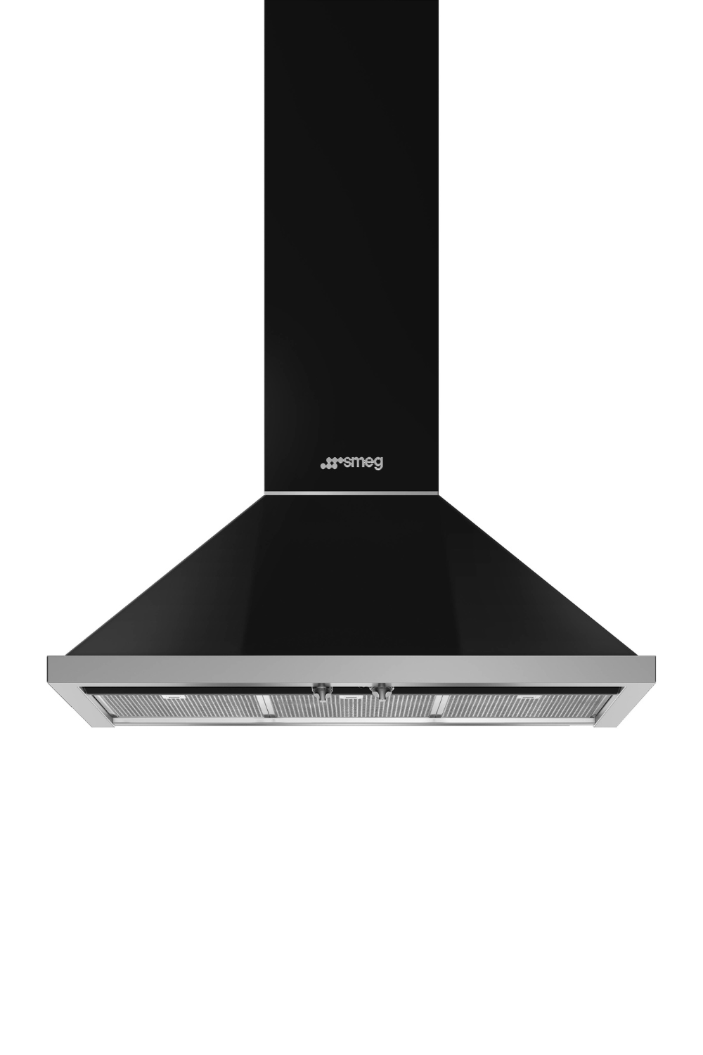 Väggmonterad köksfläkt 90 cm | Svart