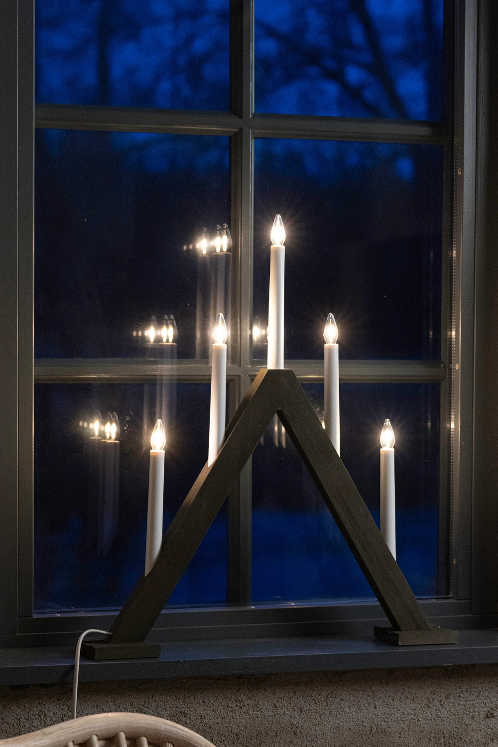 Ariele Advent Candleholder Dark Brown 5 Candles