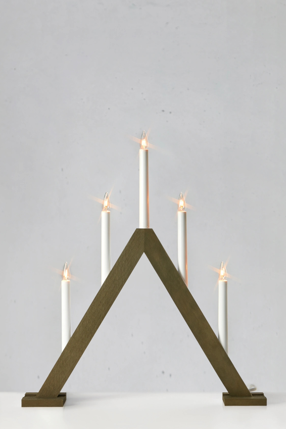 Ariele Advent Candleholder Dark Brown 5 Candles
