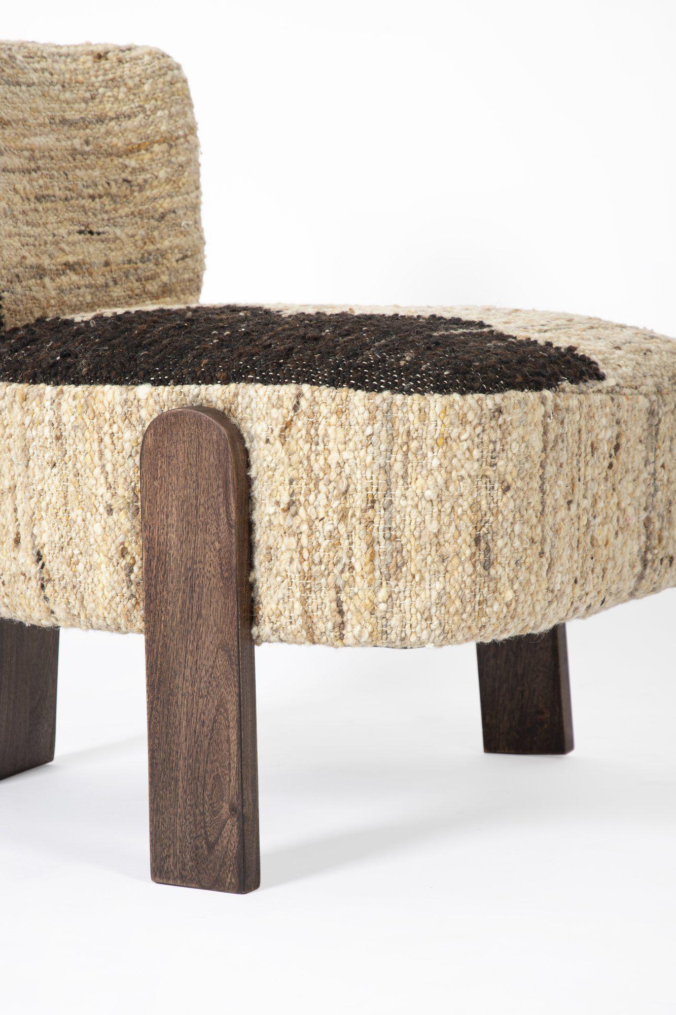 Avari Sessel 66x66x69 cm Beige/Braun