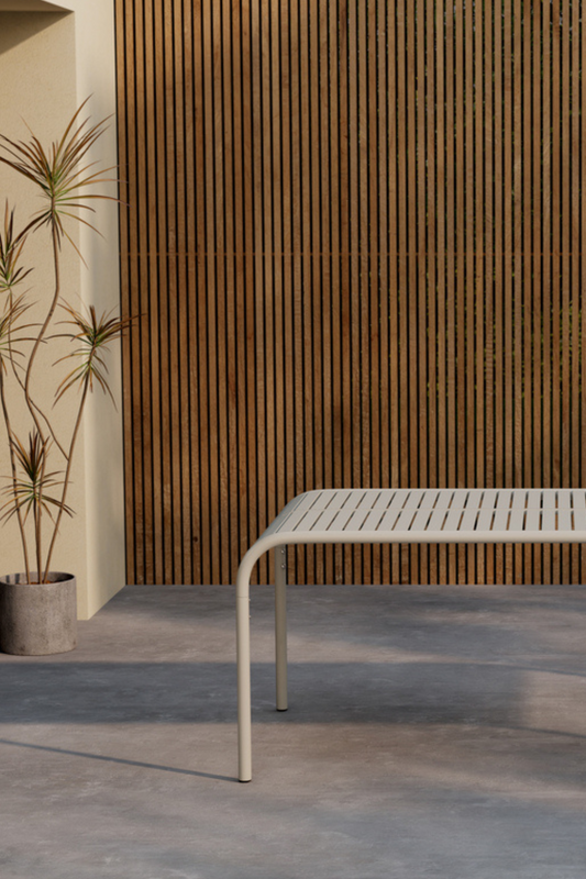 Borneo Rechteckiger Esstisch 200x100x75 Beige