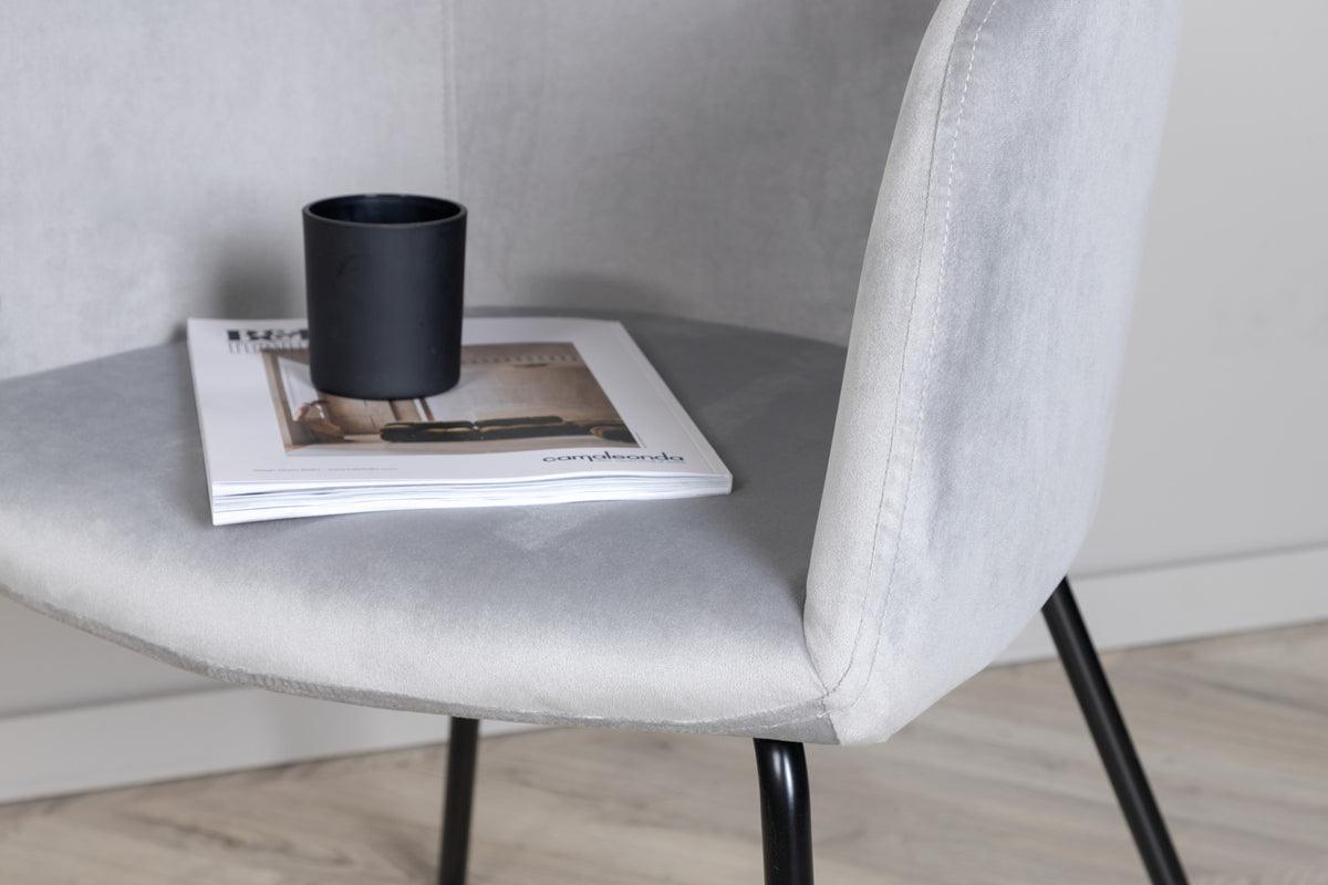 Sillas de comedor Berit Gris