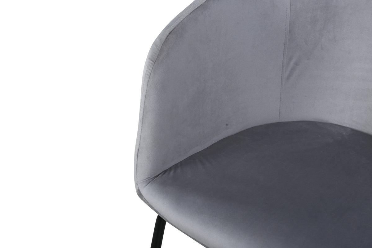 Sillas de comedor Berit Gris