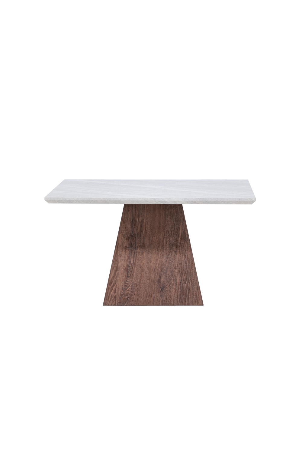 Cael Soffbord 80x80x45 cm - MDF 3D Papper Mocca / Stonelook